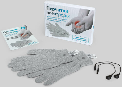 Электропроводные массажные перчатки для биоэнергомассажера